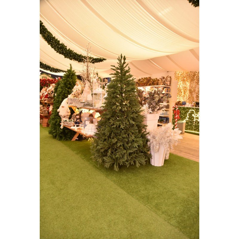 Albero di Natale Paneveggio in 100% PE Real Touch con chioma verde foltissima – foto 5