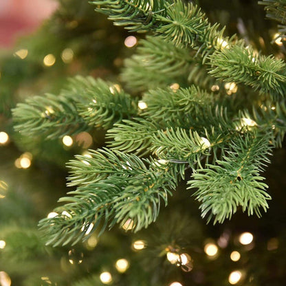 Albero di Natale Andromeda acceso con LED integrati a luce calda – foto 3