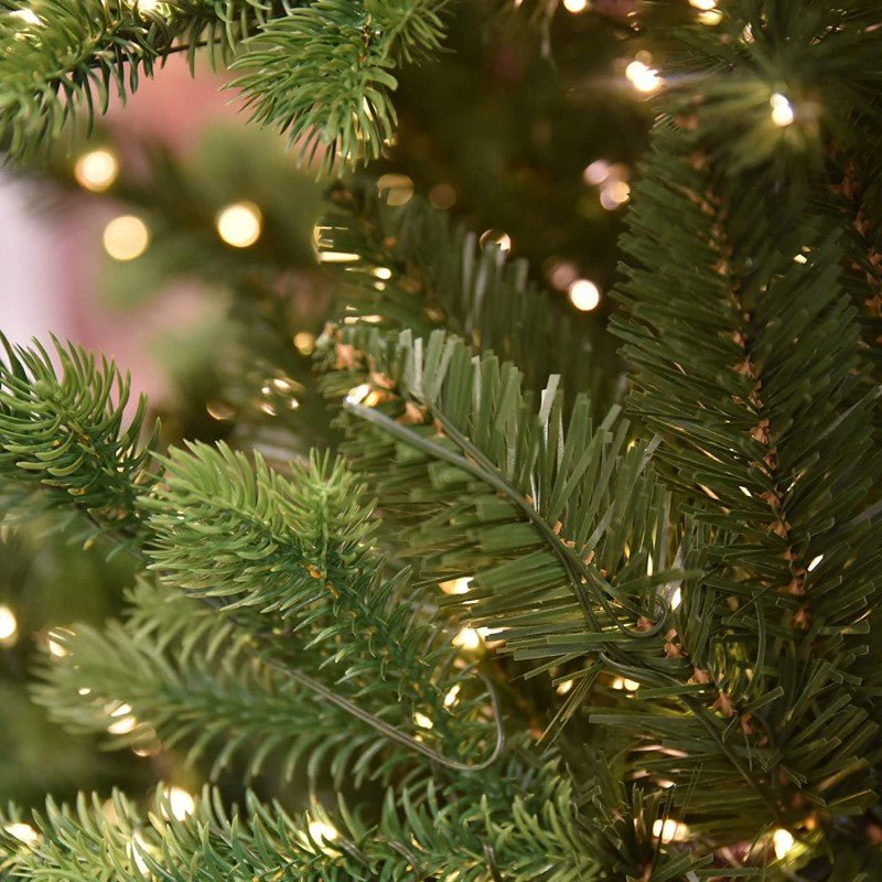 Albero di Natale Andromeda acceso con LED integrati a luce calda – foto 6