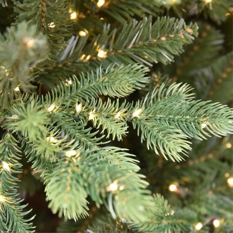 Albero di Natale Andromeda acceso con LED integrati a luce calda – foto 2