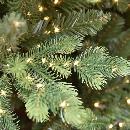 Albero di Natale Andromeda acceso con LED integrati a luce calda – foto 2