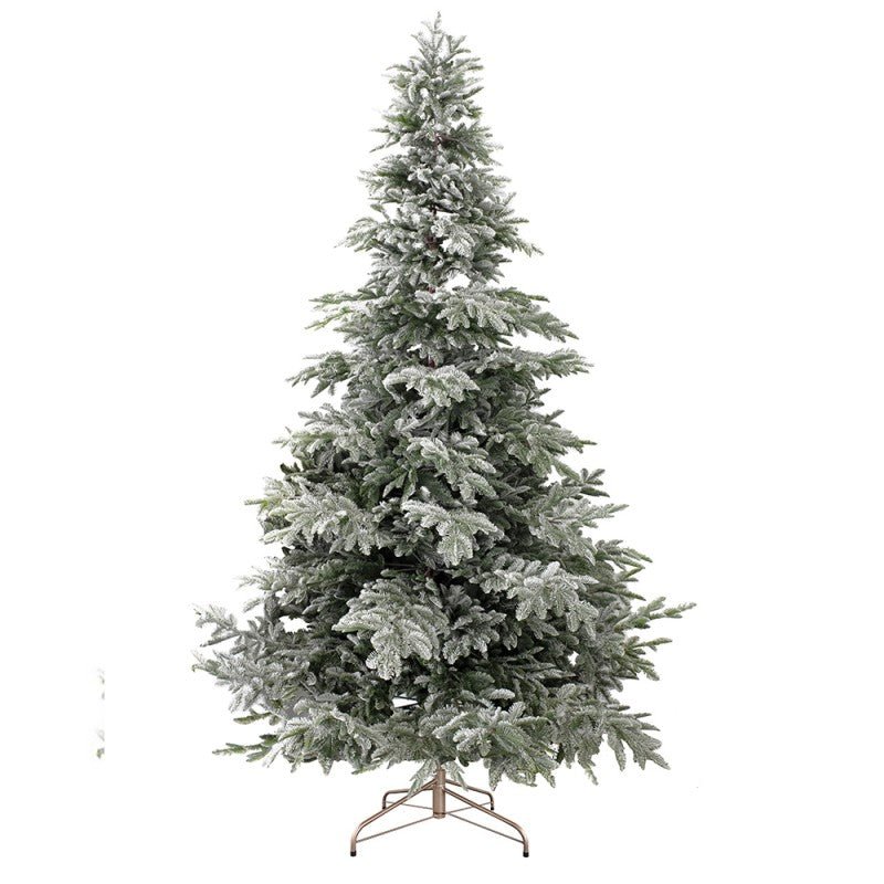 Albero di Natale Cortina innevato con effetto neve