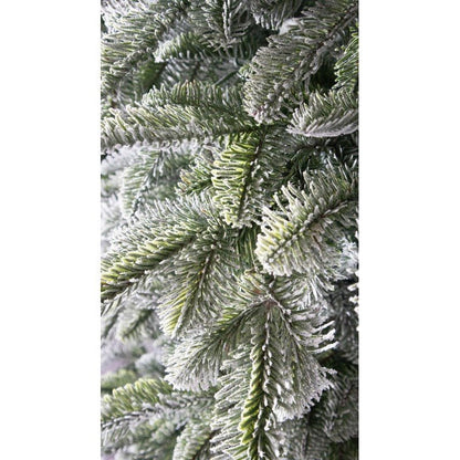 Albero di Natale Moena Slim innevato con tronco – foto 6