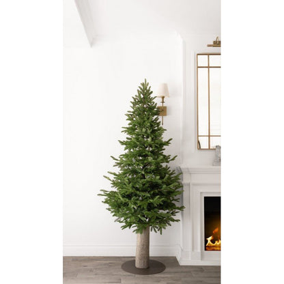 Albero di Natale Ghirlandina Slim con base a tronco – foto 2