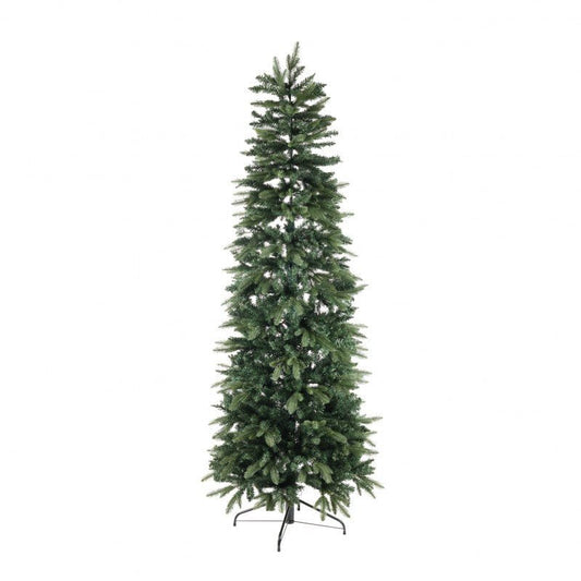 Albero di Natale slim Russel Xone verde real touch dalla sagoma stretta