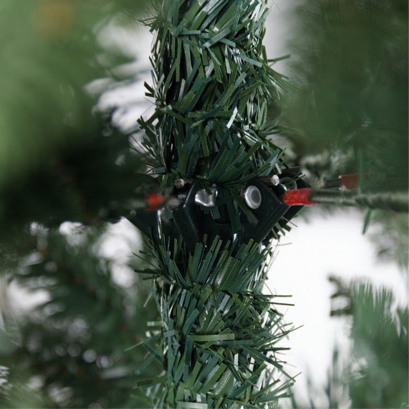 Albero di Natale slim Russel Xone verde real touch dalla sagoma stretta – foto 5