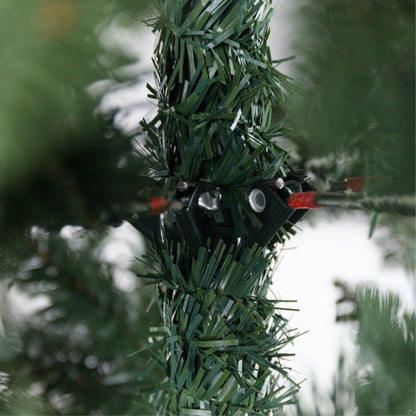 Albero di Natale slim Russel Xone verde real touch dalla sagoma stretta – foto 5