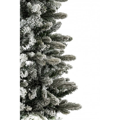 Albero di Natale slim innevato Russel Xone con leggera spolveratura di neve – foto 9