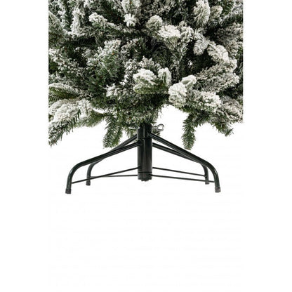 Albero di Natale slim innevato Russel Xone con leggera spolveratura di neve – foto 8