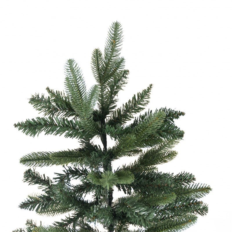 Albero di Natale slim Russel Xone verde real touch dalla sagoma stretta – foto 6