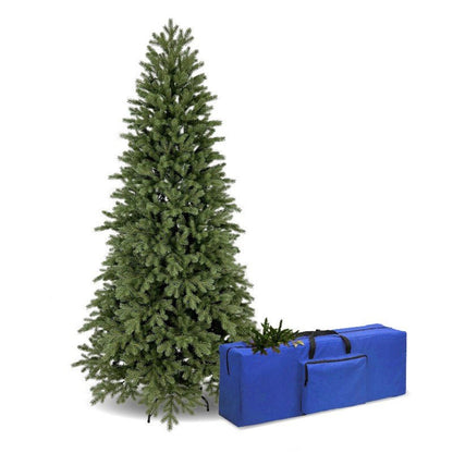 Albero di Natale Asiago classico verde in PVC – foto 3