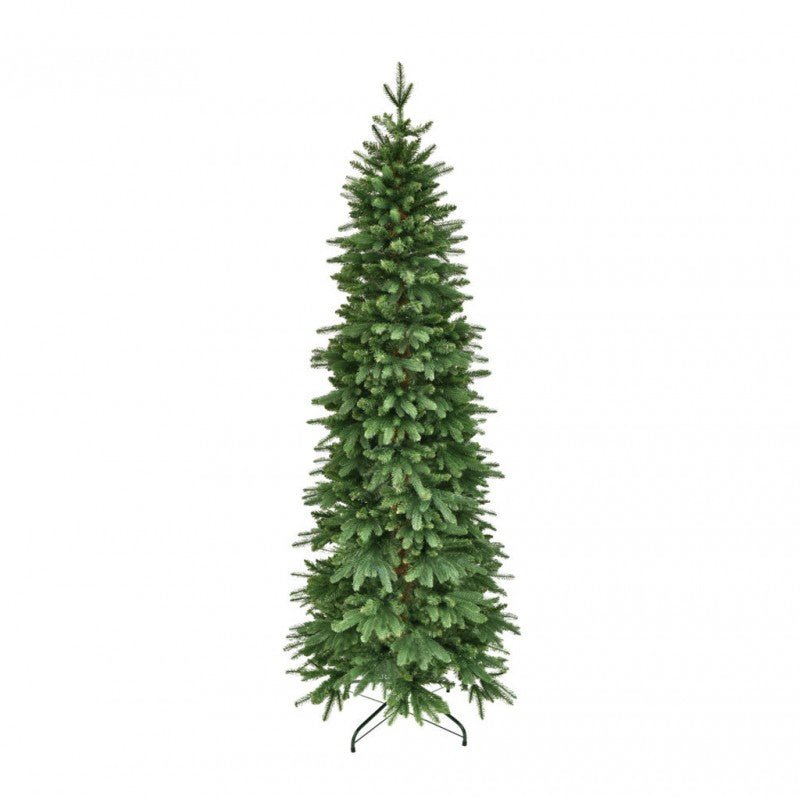 Albero di Natale Lavarone in PVC verde intenso con apertura a ombrello