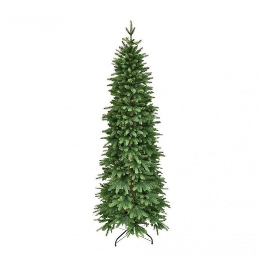 Albero di Natale Lavarone in PVC verde intenso con apertura a ombrello