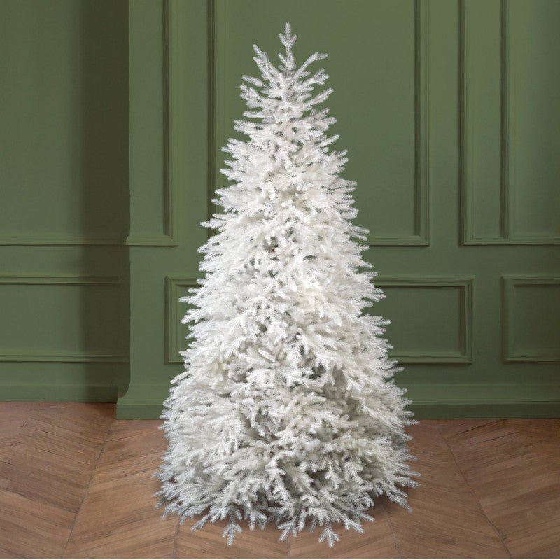 Albero di Natale bianco Alabastro in PE Real Touch – foto 2