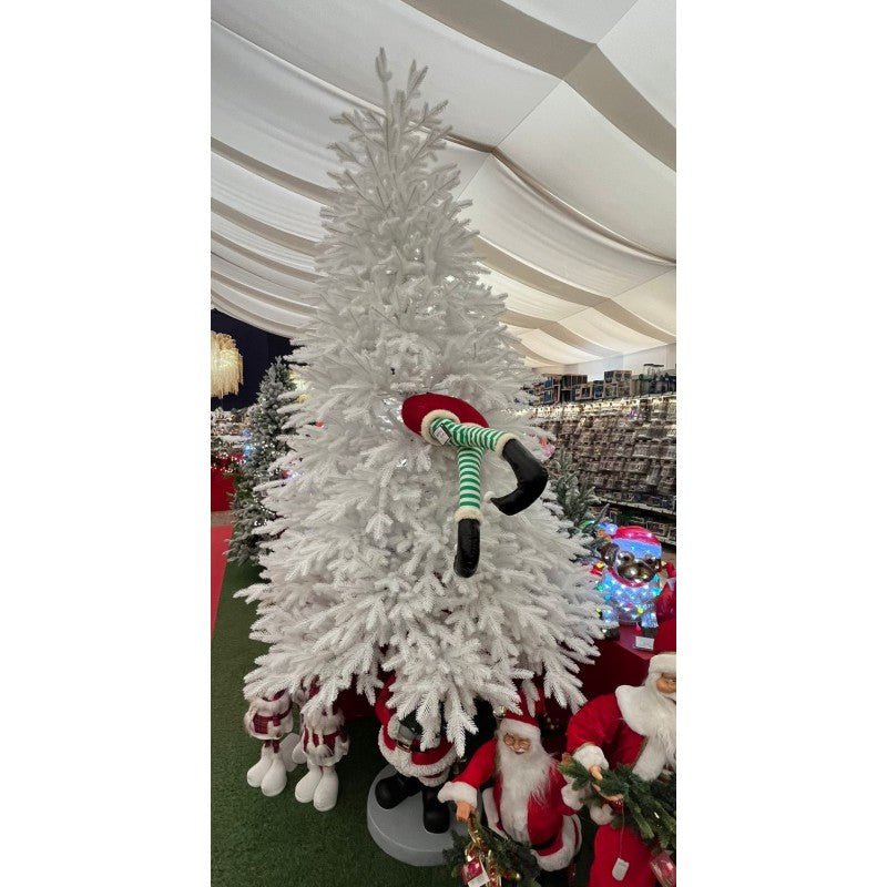 Albero di Natale bianco Alabastro in PE Real Touch – foto 8