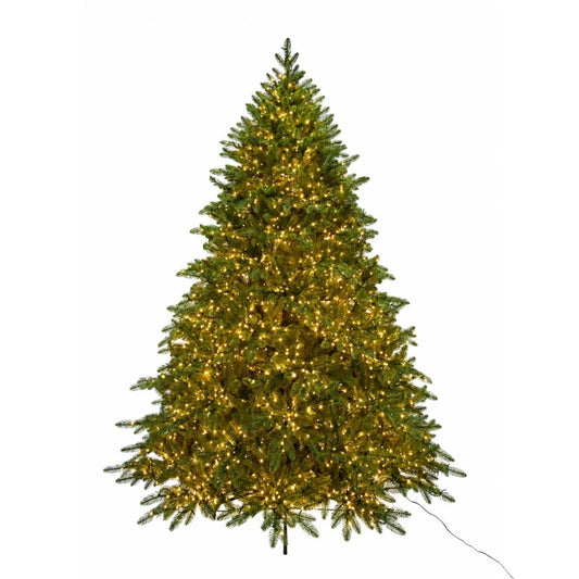 Albero di Natale Sirio con LED integrati e chioma folta in PE