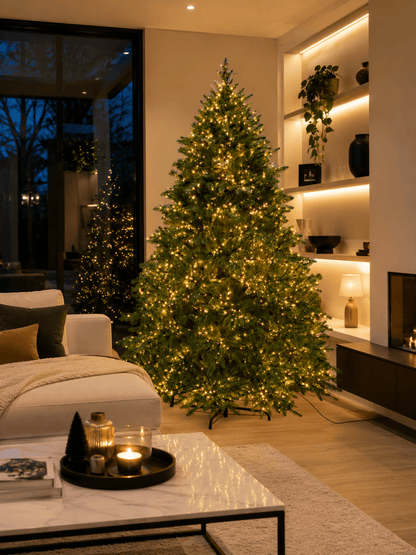 Albero di Natale Sirio con LED integrati e chioma folta in PE – foto 2