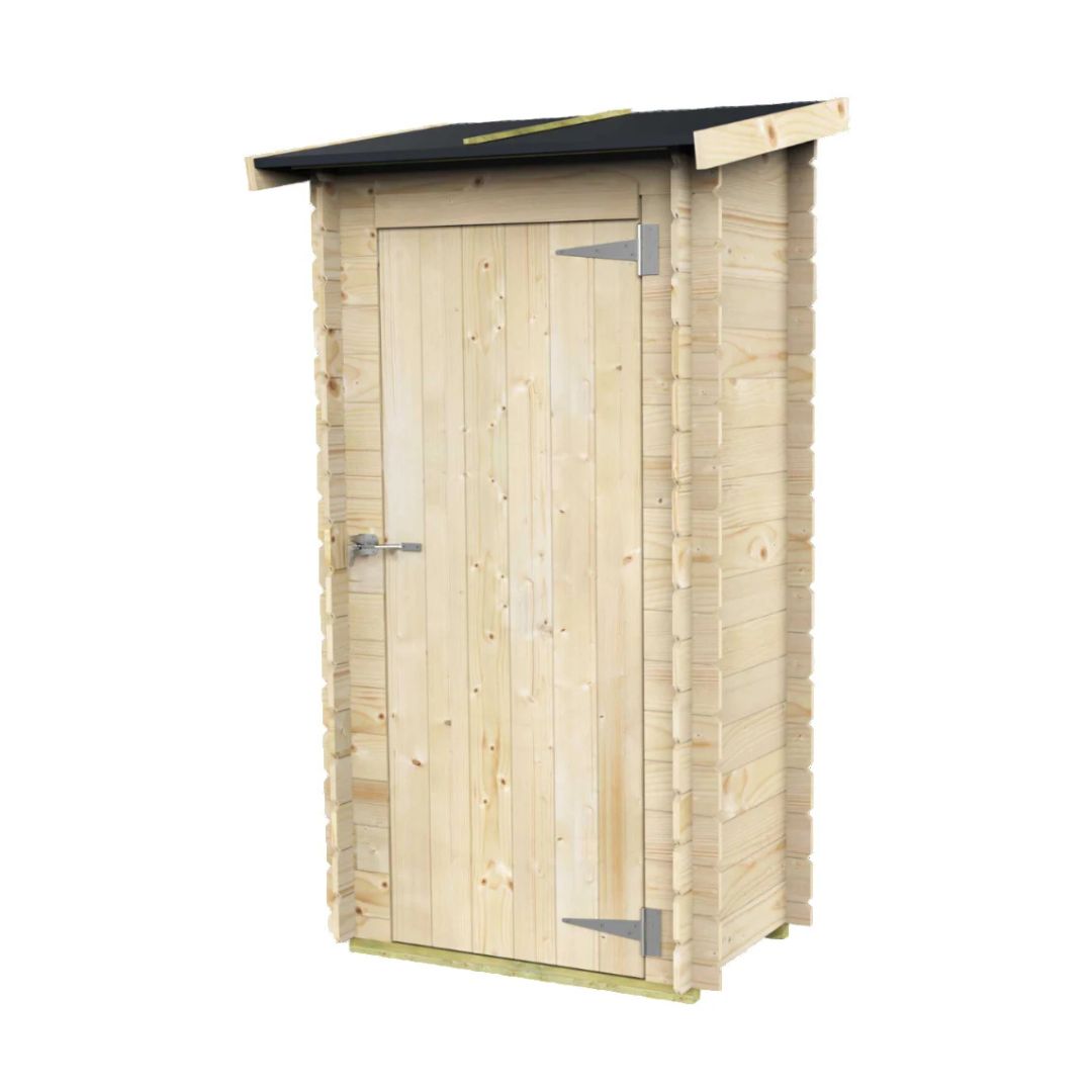 Casetta in legno Arturo addossata 98x64 cm – Kit Montaggio Incluso