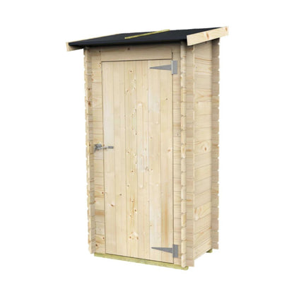 Casetta in legno Arturo addossata 98x64 cm – Kit Montaggio Incluso