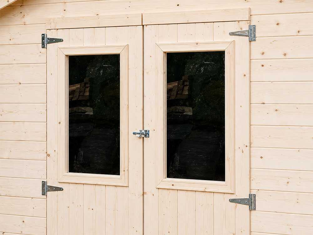 Casetta in legno Sara 396x396 cm – Kit Montaggio Incluso