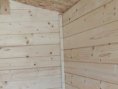 Casetta in legno Sara 396x396 cm – Kit Montaggio Incluso