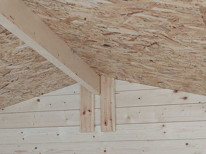 Casetta in legno Sara 396x396 cm – Kit Montaggio Incluso