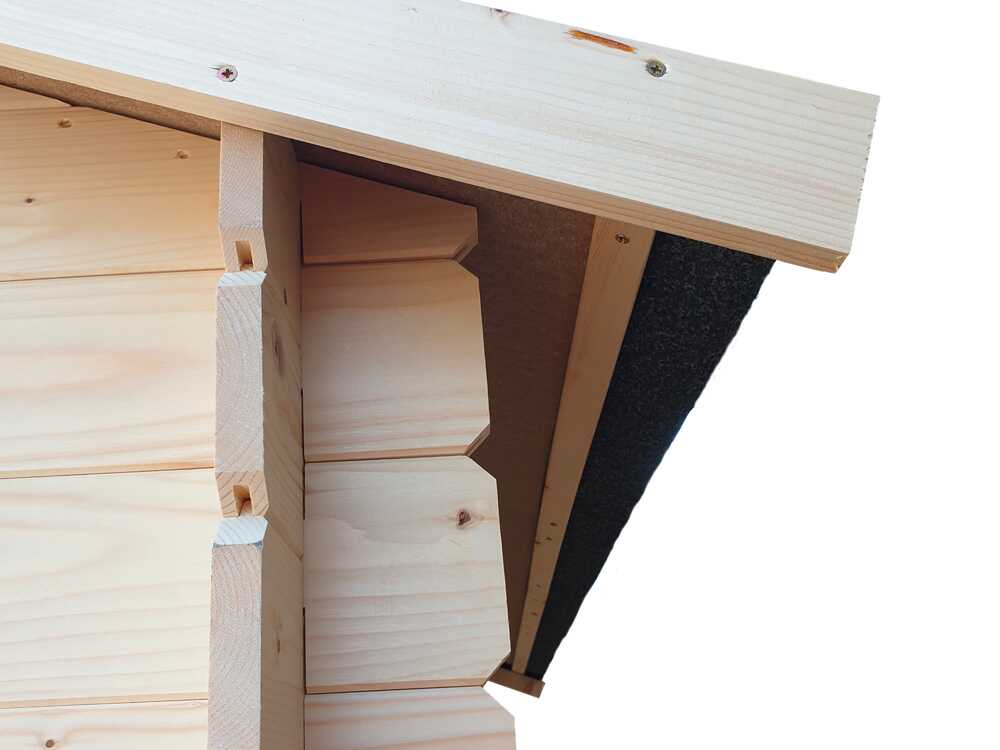 Casetta in legno Sara 396x396 cm – Kit Montaggio Incluso
