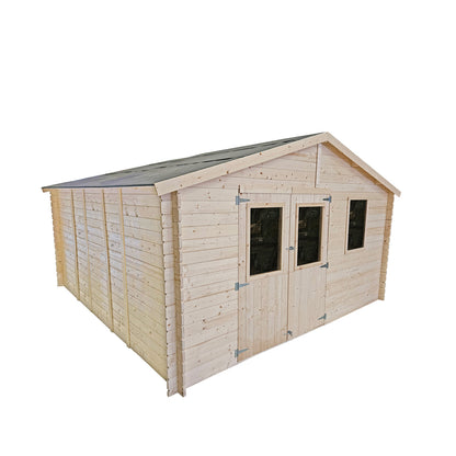 Casetta in legno Michelle 396x249 cm – Kit Montaggio Incluso