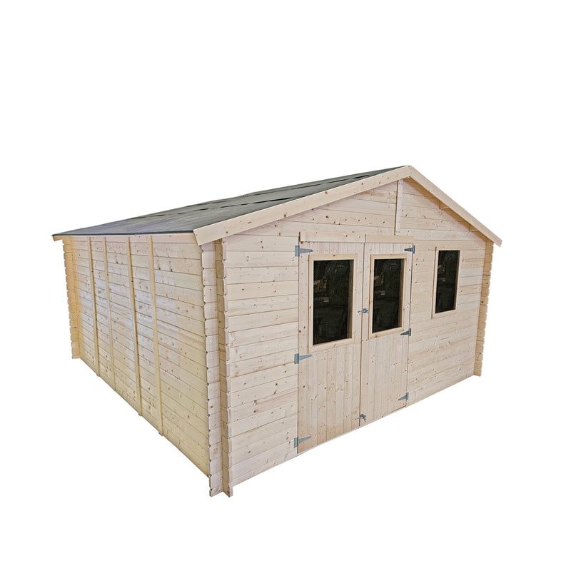 Casetta in legno Michelle 396x249 cm – Kit Montaggio Incluso