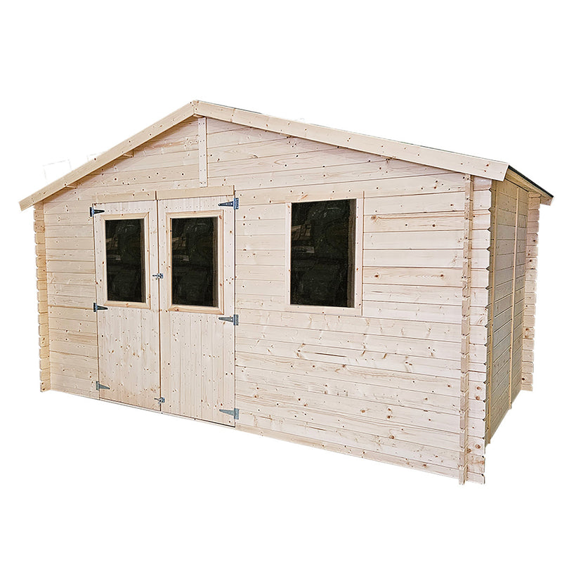Casetta in legno Michelle 396x249 cm – Kit Montaggio Incluso