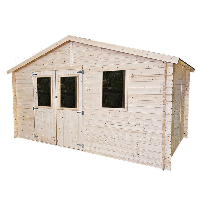 Casetta in legno Alessia 396x494 cm – Kit Montaggio Incluso