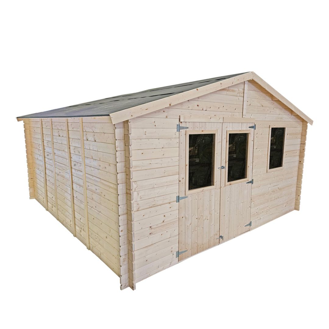 Casetta in legno Alessia 396x494 cm – Kit Montaggio Incluso