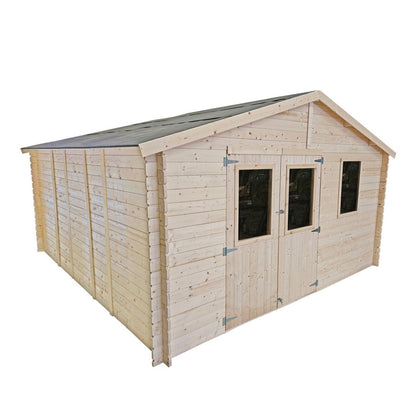 Casetta in legno Alessia 396x494 cm – Kit Montaggio Incluso
