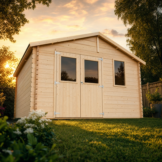 Casetta in legno Alessia 396x494 cm – Kit Montaggio Incluso