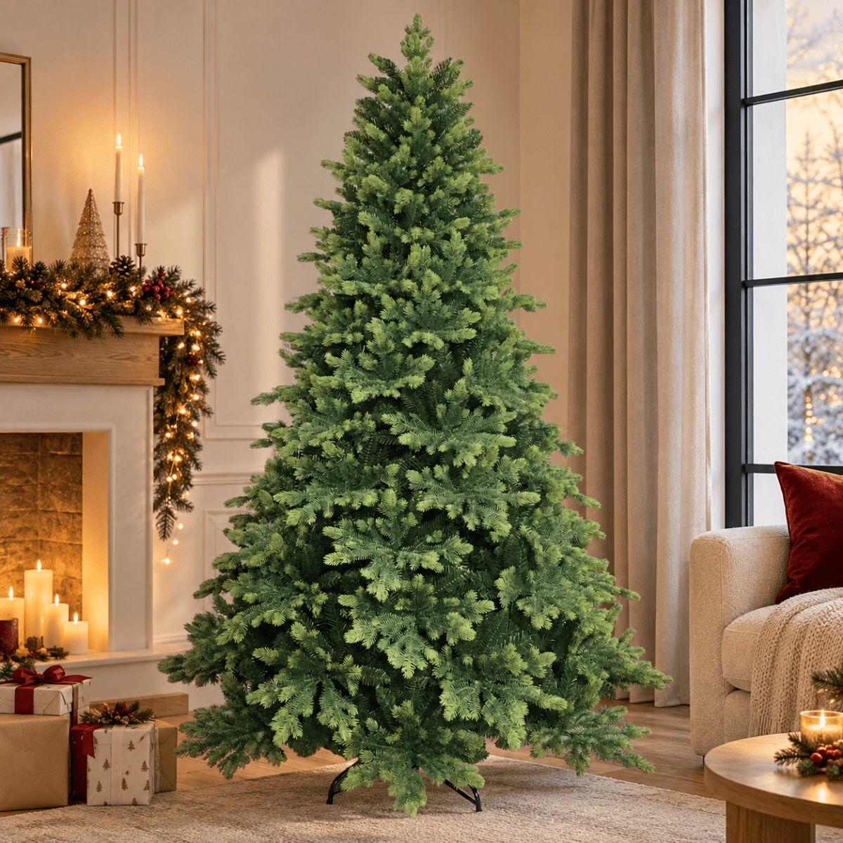 Albero di Natale Cansiglio con chioma verde sfumata – foto 2