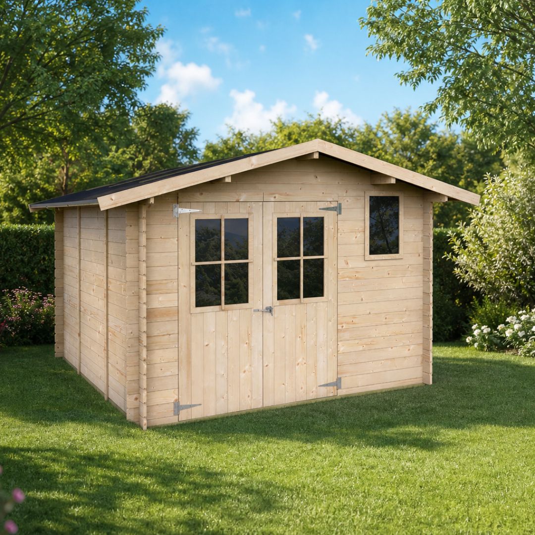Casetta in legno Elena Express 296x296 cm – Kit Montaggio Incluso