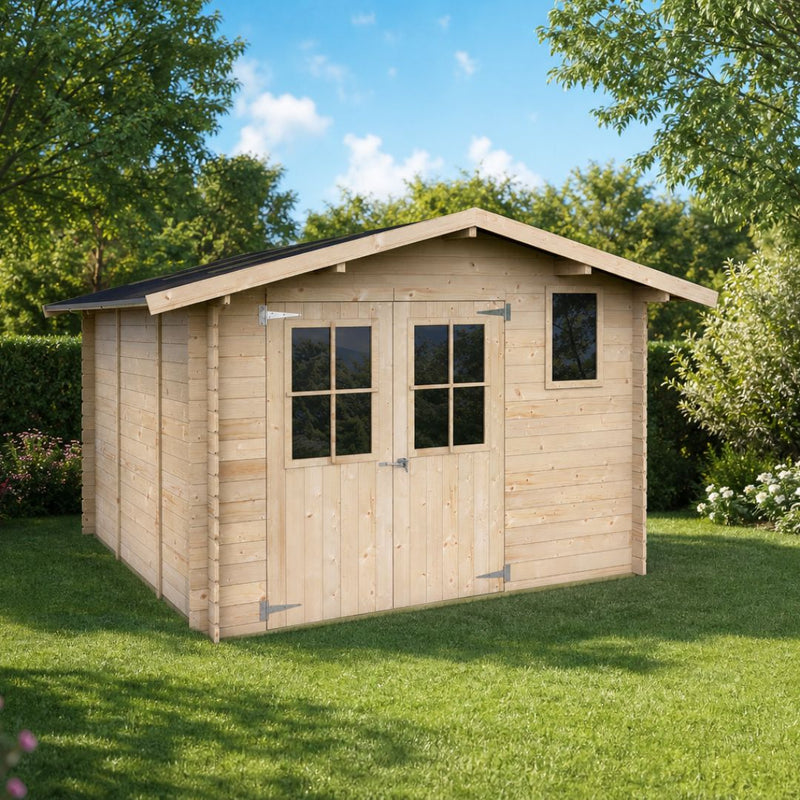 Casetta in legno Elena Express 296x296 cm – Kit Montaggio Incluso