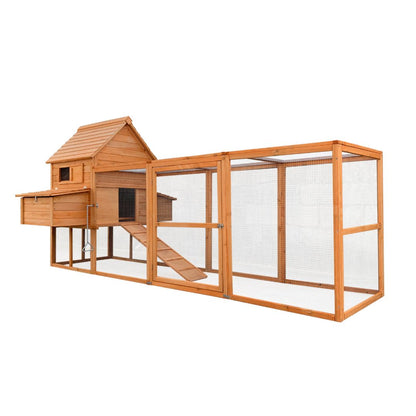 Pollaio con Recinto per Galline Cocca 1 – 310×150×150 cm