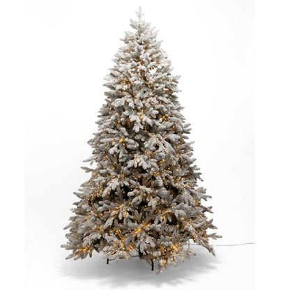 Albero di Natale Capella innevato con LED a luce calda – foto 3