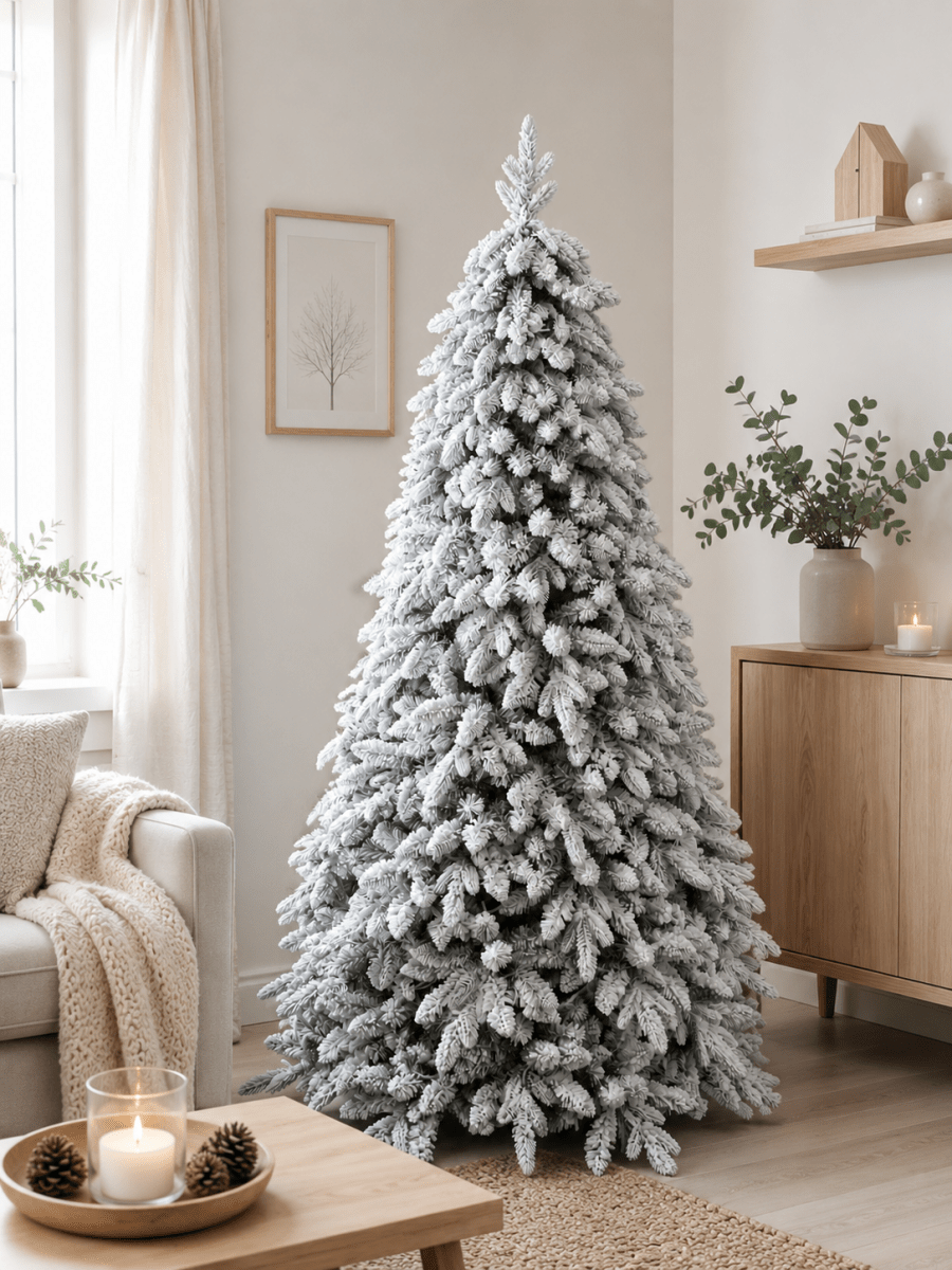 Albero di Natale Misurina innevato con rami abbassati – foto 2
