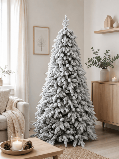 Albero di Natale Misurina innevato con rami abbassati – foto 2