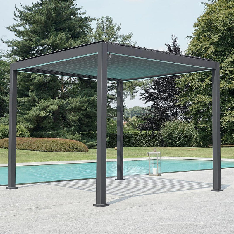 Pergola Bioclimatica Arizona 3x3 in Alluminio Antracite