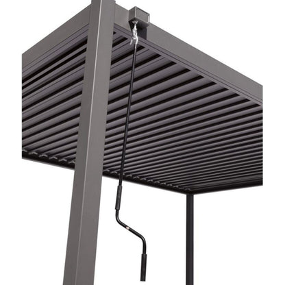 Pergola Bioclimatica New Mexico 3x4 in Alluminio e Acciaio Antracite