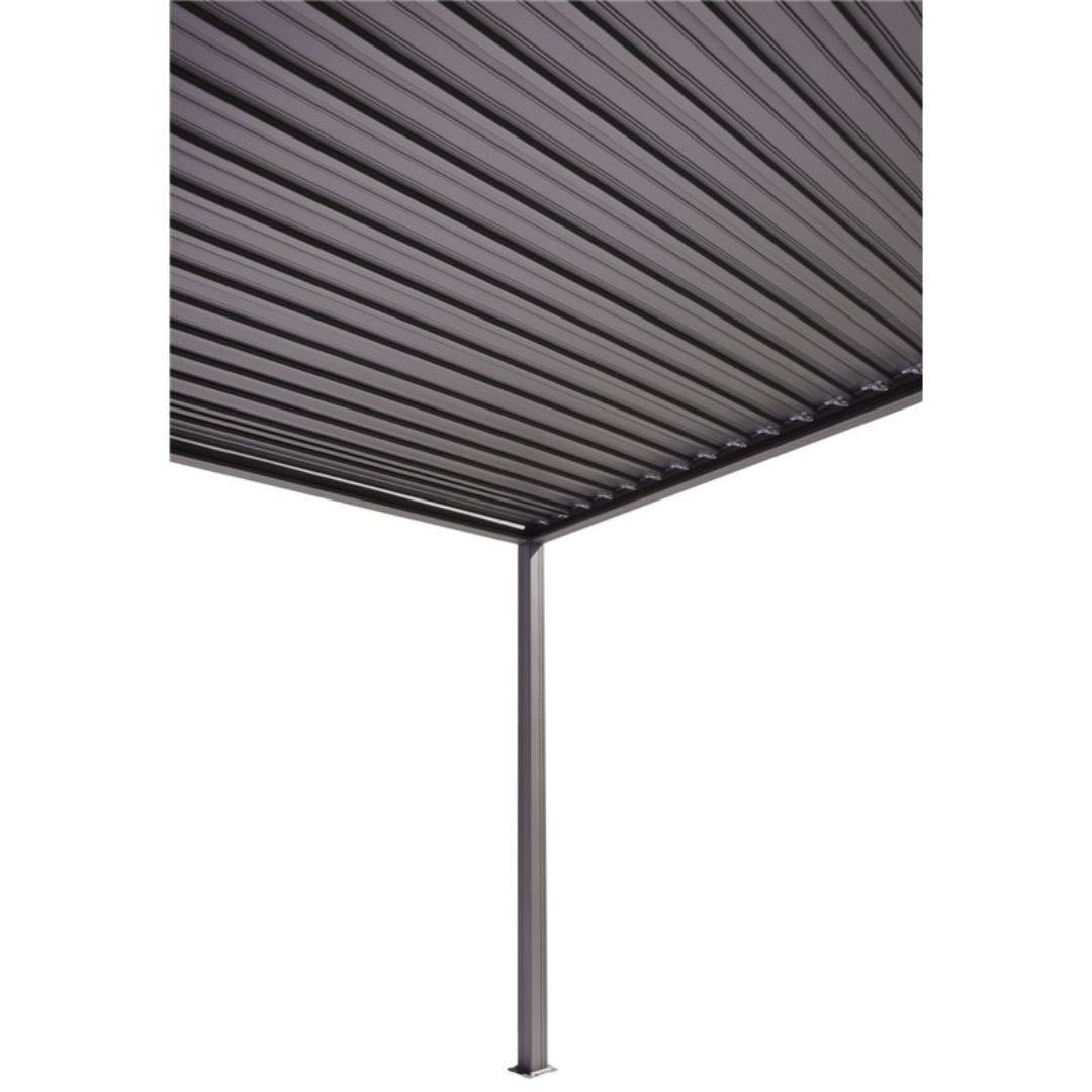 Pergola Bioclimatica New Mexico 3x4 in Alluminio e Acciaio Antracite