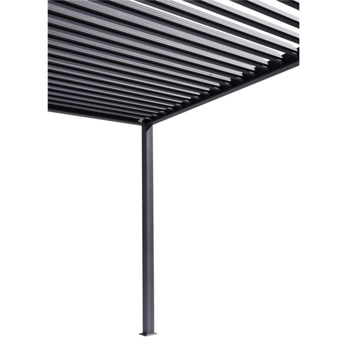 Pergola Bioclimatica New Mexico 3x4 in Alluminio e Acciaio Antracite
