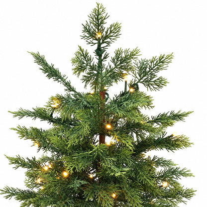 Albero di Natale Spica 210 cm con LED a luce calda – foto 5