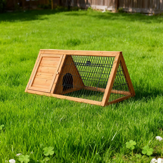 Casetta Triangolare per Piccoli Animali Rabbit 5 – 116×50×41 cm