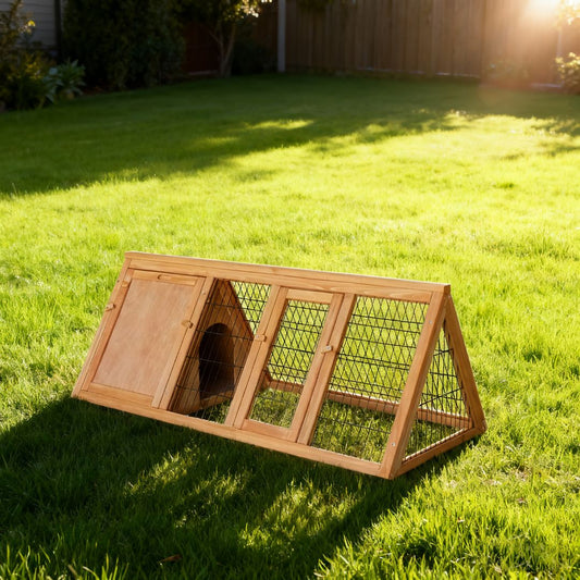 Casetta Triangolare per Piccoli Animali Rabbit 6 – 118×50×45 cm