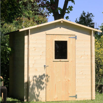 Abri de Jardin en Bois Regis 198x198 3,92 m² – Kit de Montage Inclus