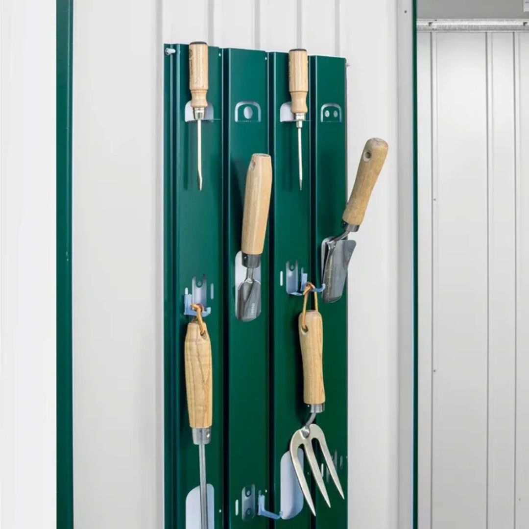 Sistema porta attrezzi interno casetta Biohort Europa